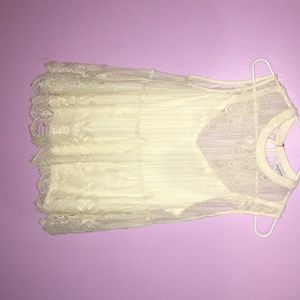 A white ivory tank top